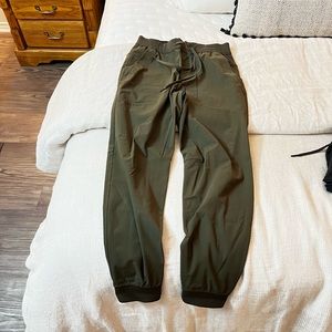 Olive green Lululemon ABC Jogger